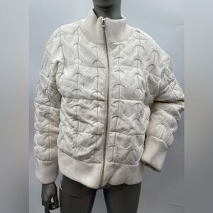Joie Cream Quilted Jacket